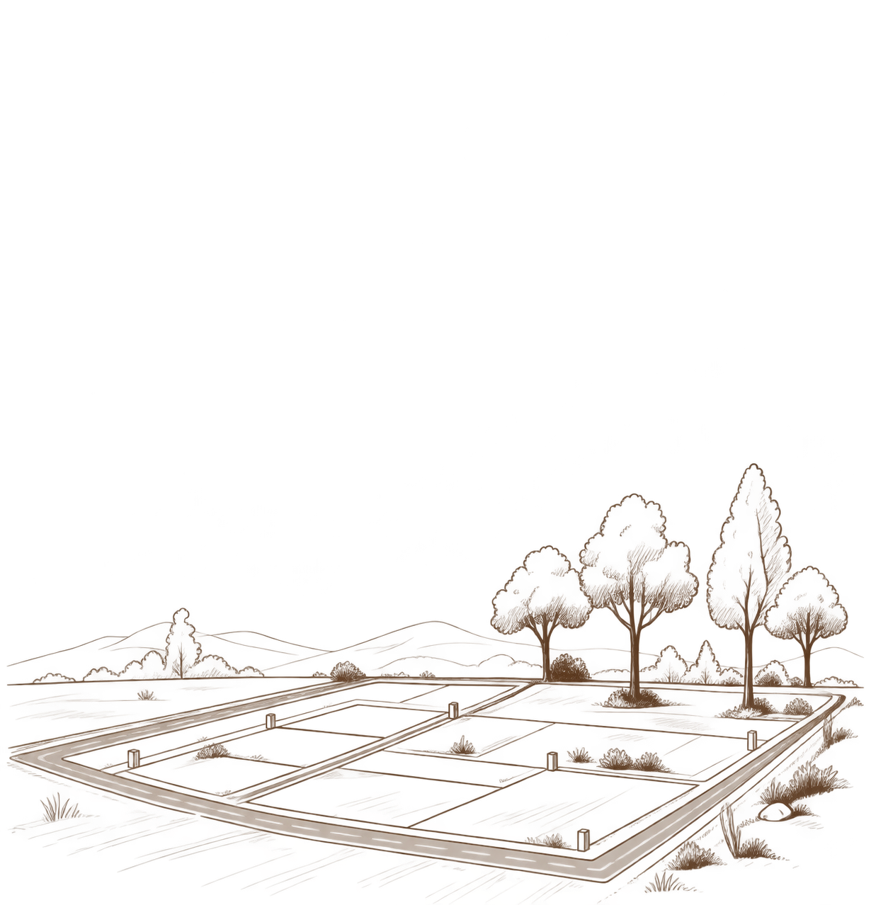 Plot Landscape Illustration